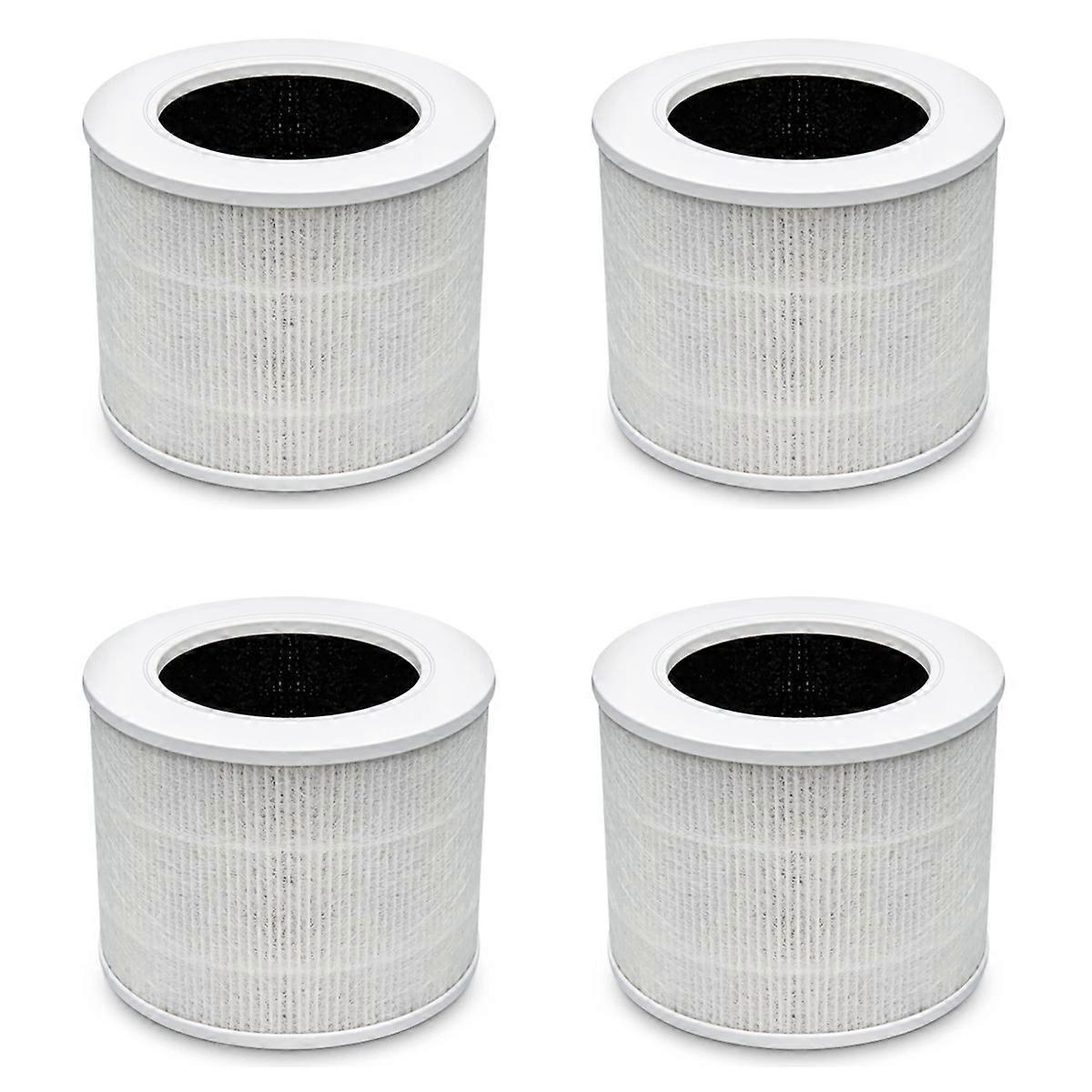 4Pcs Replacement Filter for Air Purifier Core Mini Part Core Mini-,H13 HEPA Filter 3In1 Activated Ca
