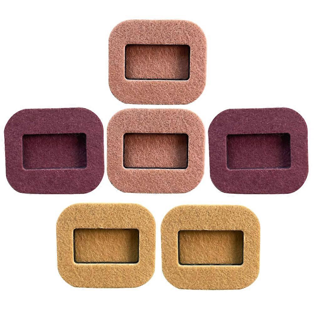 Anti Sliding Pads For Couch Felt Bed Stopper Chair Stopper Noise Reduction Rectangular 6Pcs