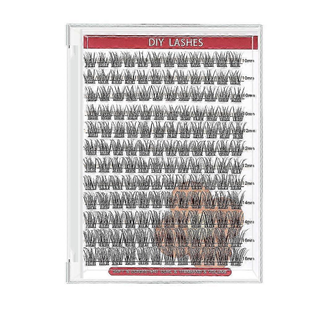 10 Pairs of Voluminous and Natural False Eyelashes for Daily Use