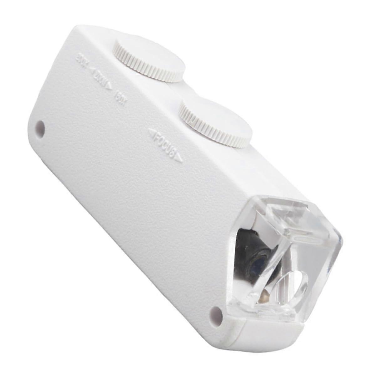 Smartphone Microscope Magnifier With LED Light, Adjustable Magnification, Portable For Travel, Compatible With Most Phones