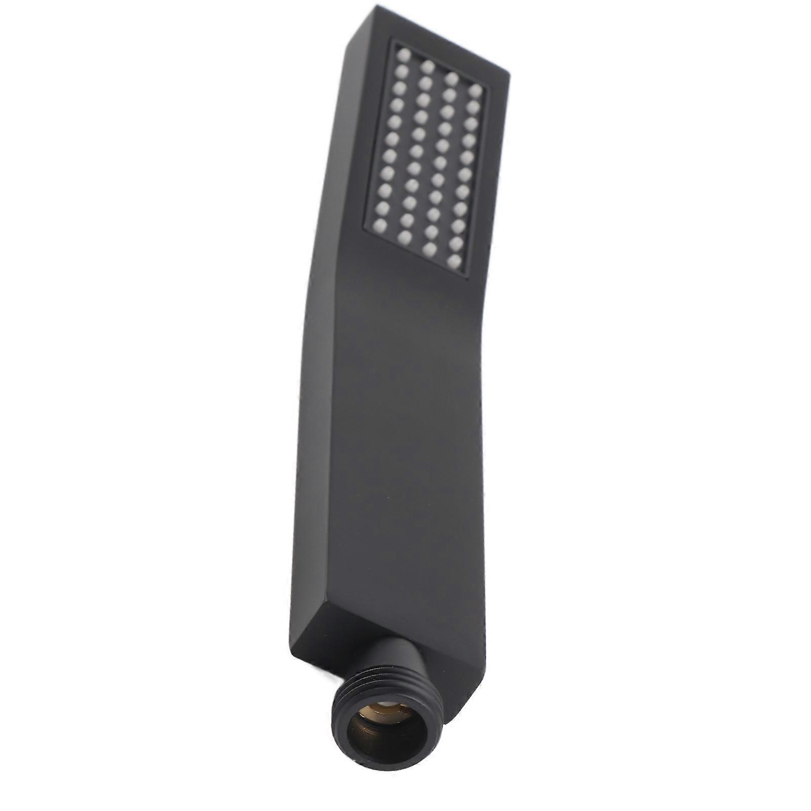 Matte Black Chrome Brass Handheld Shower Head for Bathroom