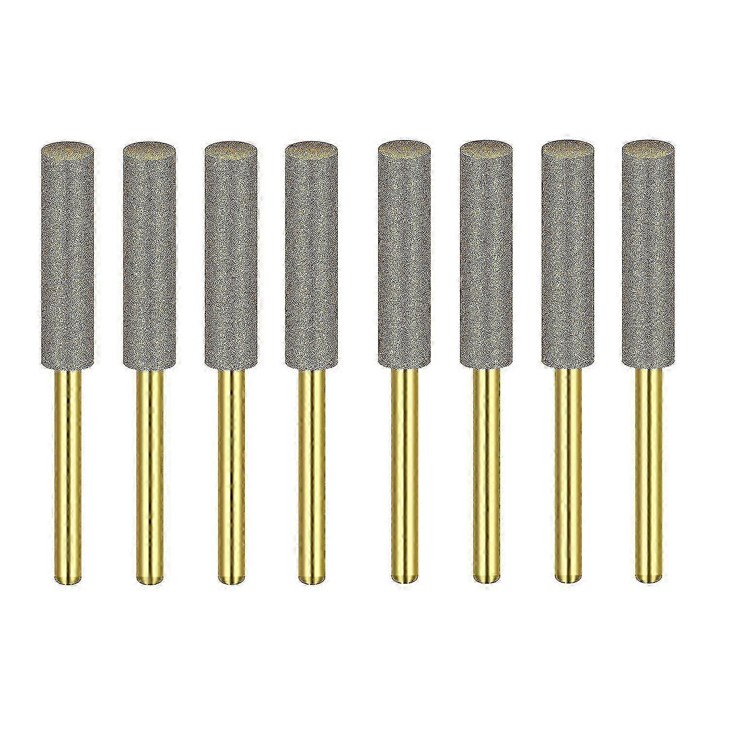 8Pcs High Hardness Diamond Chainsaw Sharpener-Stone File,Diamond Sharpening Wheels Chainsaw File(5/