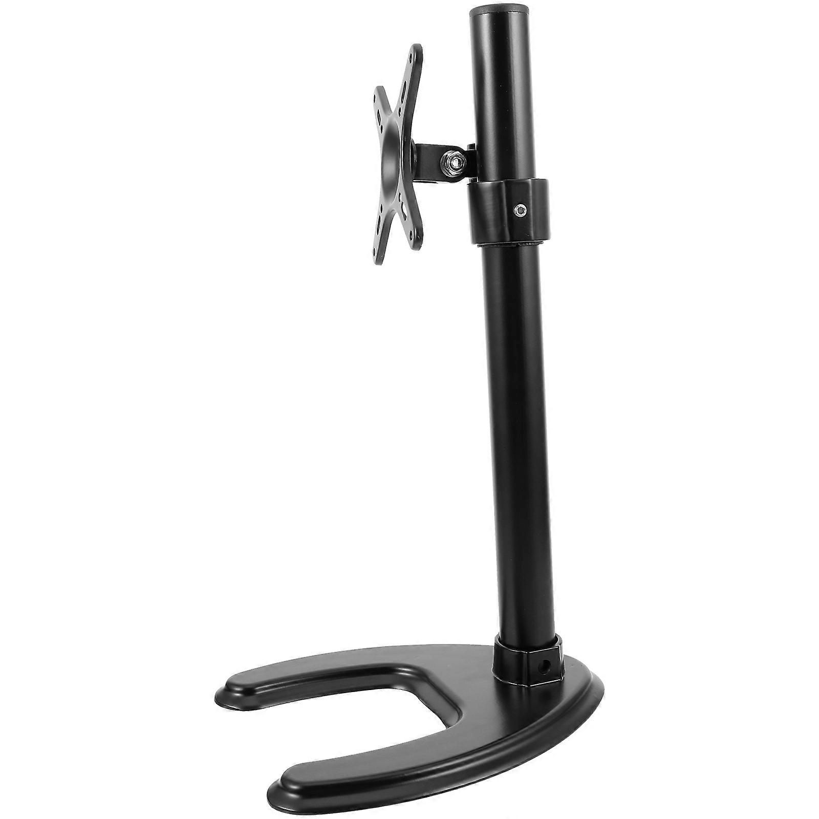 Table Base Mount TV Support Stand Rack Practical For Office Use Aluminum Alloy 40.00X23.00X20.00CM Rotating Base 1Pcs