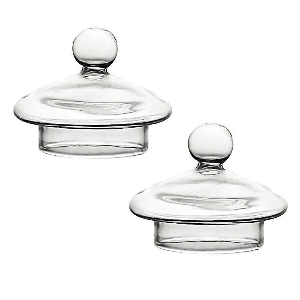 Leakproof Transparent Cup Lids Airtight Sealed Covers for Glass Goblets, Reusable Drink Protectors for Tea, Cocktails & Juices