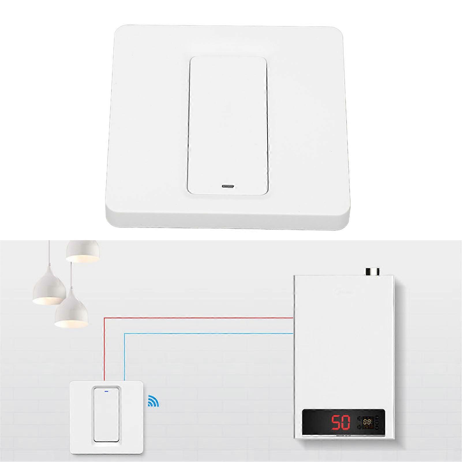 Water Heater Switch WIFI APP Voice Control Timing Intelligent Touch Switch AC100‑240V 