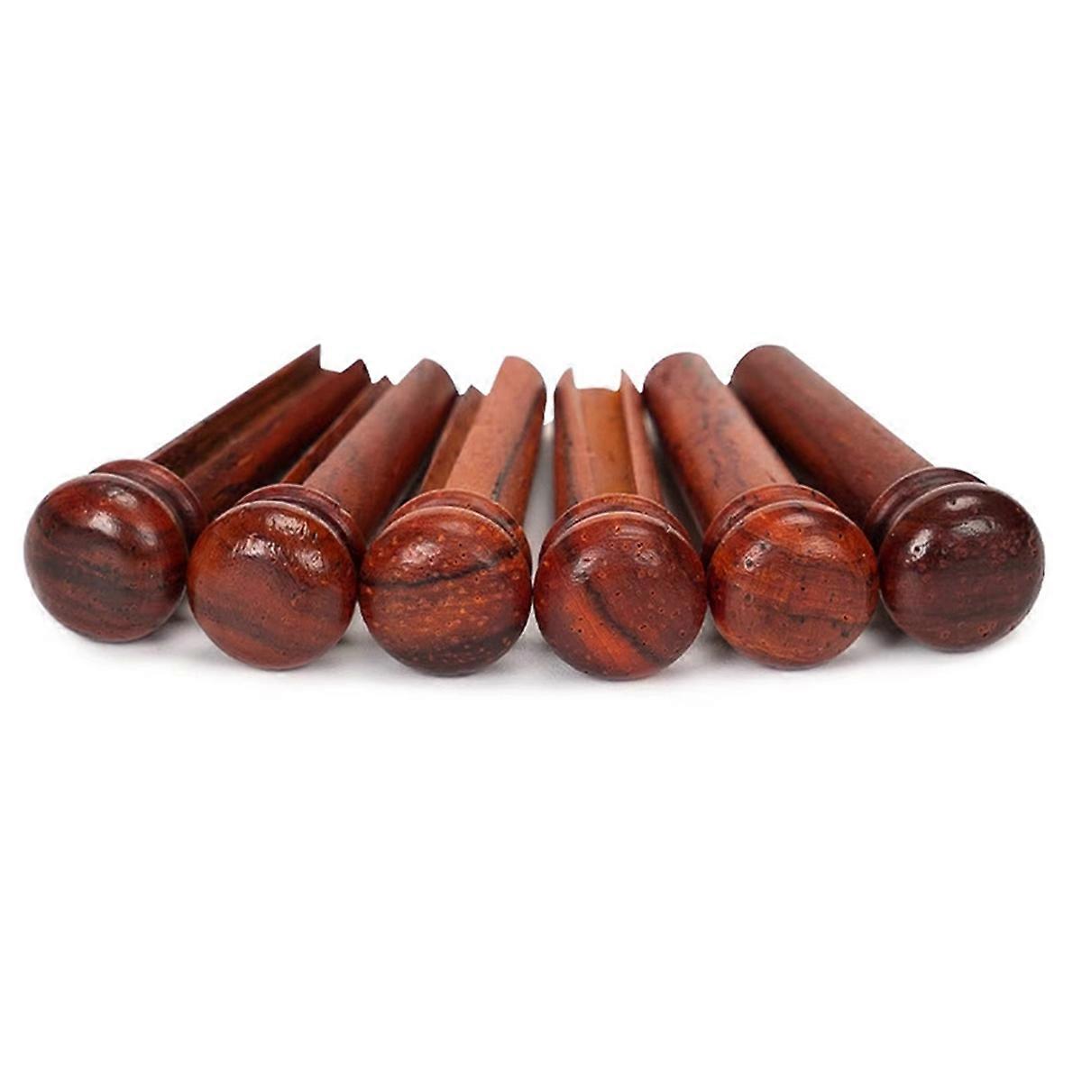 6pcs Cocobolo Guitar Bridge Pins for Enhanced String Instrument