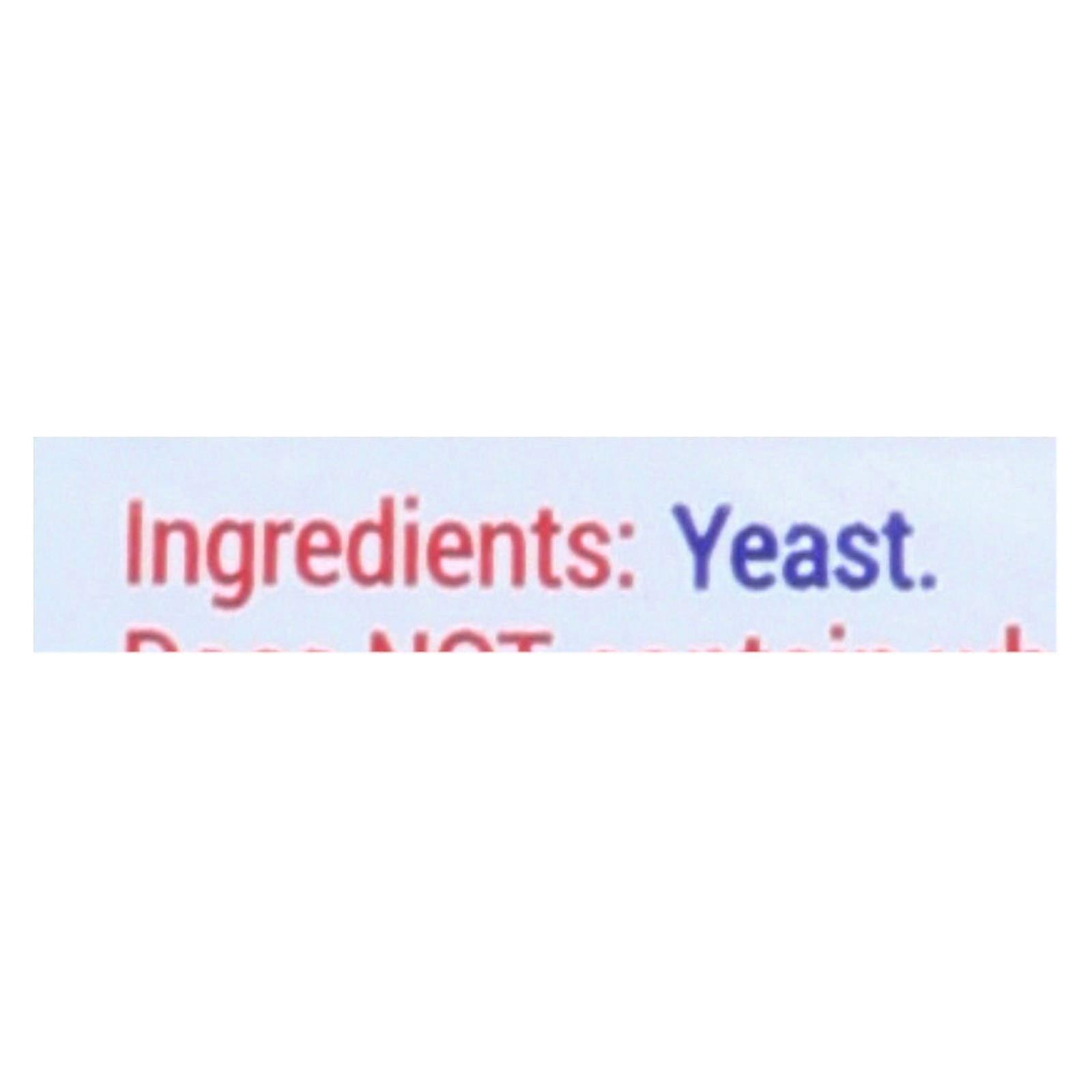 Nutritional Yeast - Active Dry - .75 Oz - Case Of 18