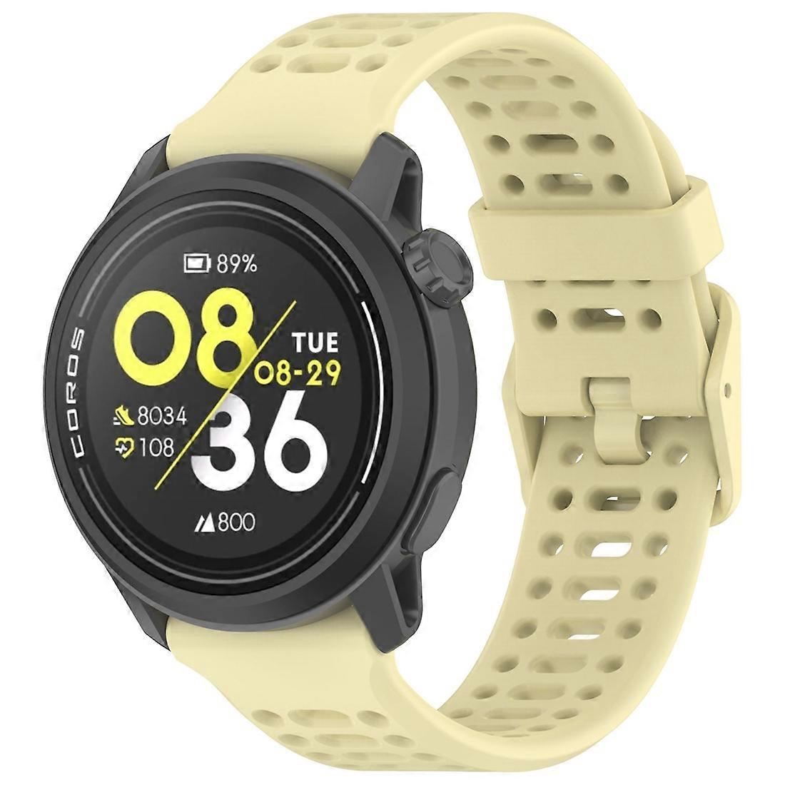 Color Buckle Liquid Silicone Strap For COROS PACE 3