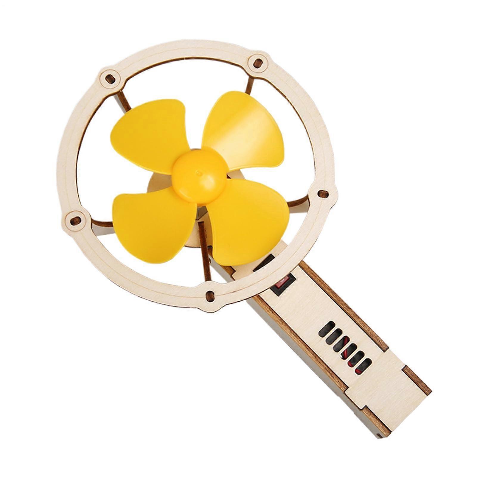 Electric Experiment Fan for Kids Technical Project Fan Building Kit Educational Toy Construction Kit Gift Idea for Children's Birthday