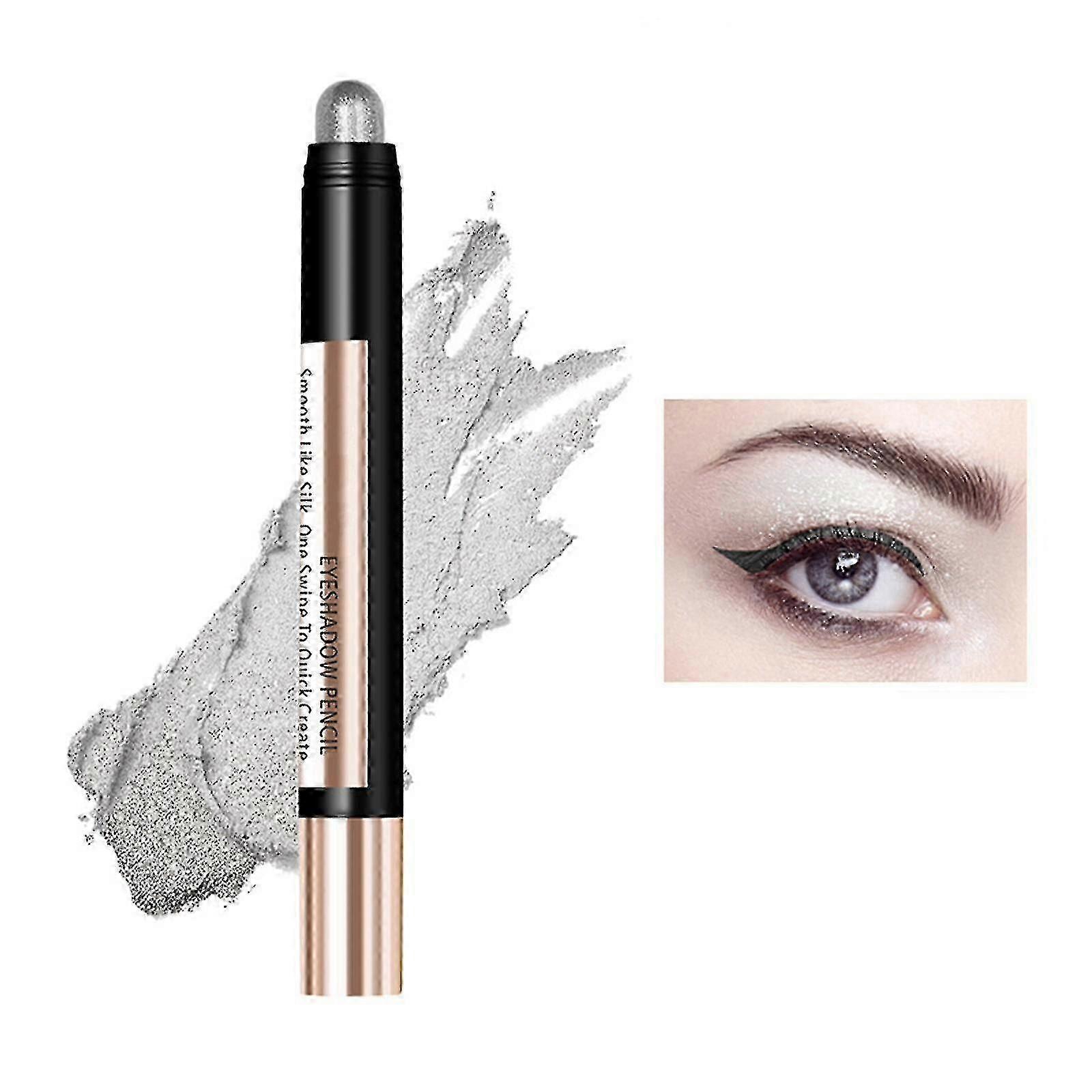 3 stuks Glitter Oogschaduw Stick Highlight Pen Langdurige Oogschaduw Stick Waterproof Cream Oogschaduw