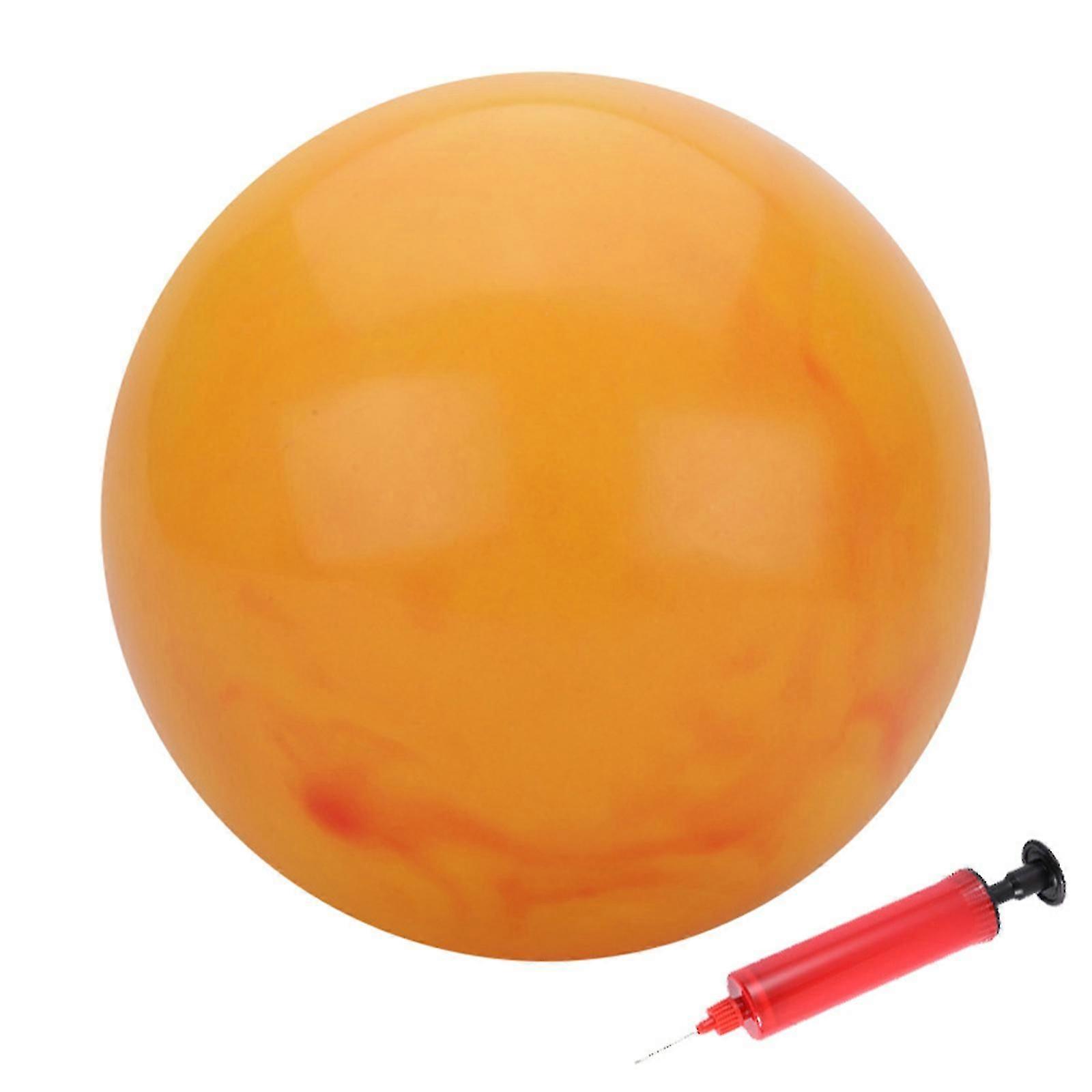 Bouncy Ball Inflatable Rubber Playground Sensory Balls Bouncy Toys Balls for Kid Adults Outdoor School(21cm in diameter after inflation)