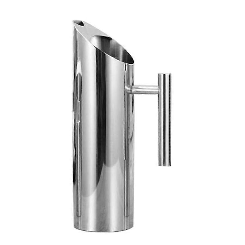Stainless Steel Water Pitcher With Ice Guard Tea Pot Kettle Jug Cold Beverages Juice Pot Ktv Bar Accessories 1L