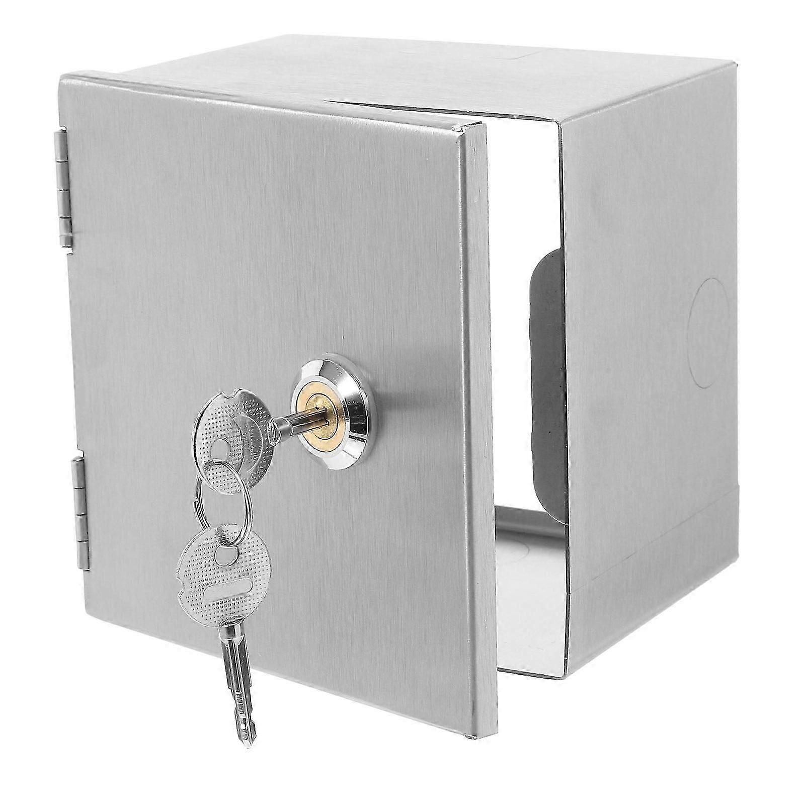 Robust Outdoor Receptacle Protector Replacement with Lockable Compartment for Electrical Use Safety Enclosure Security Box