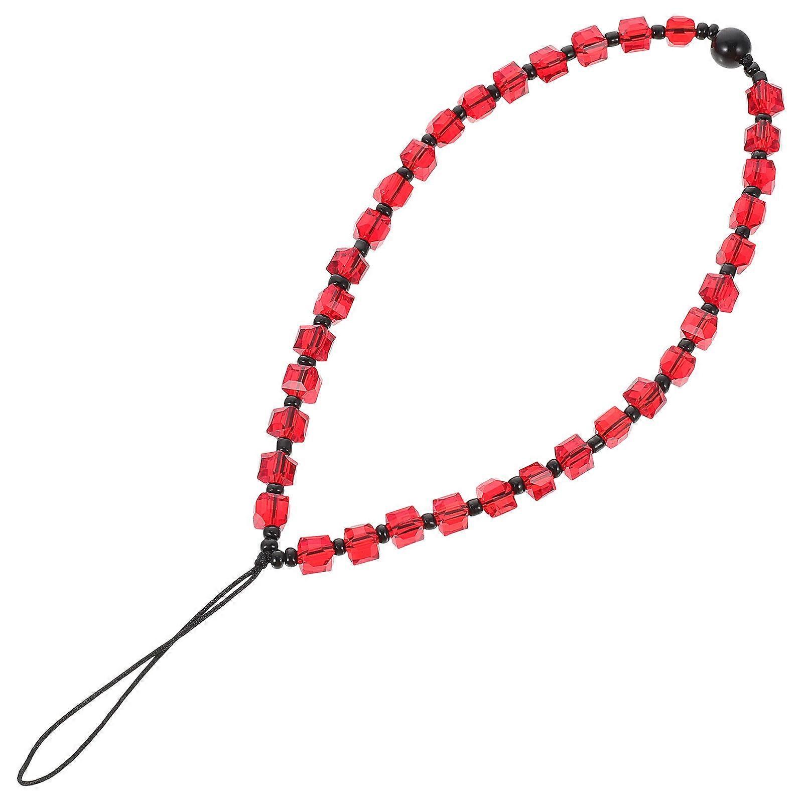 Mobile Phone Strap Hanging Chain Crystal Mobile Phone Hanging Chain Anti-Lost For Women 1Set