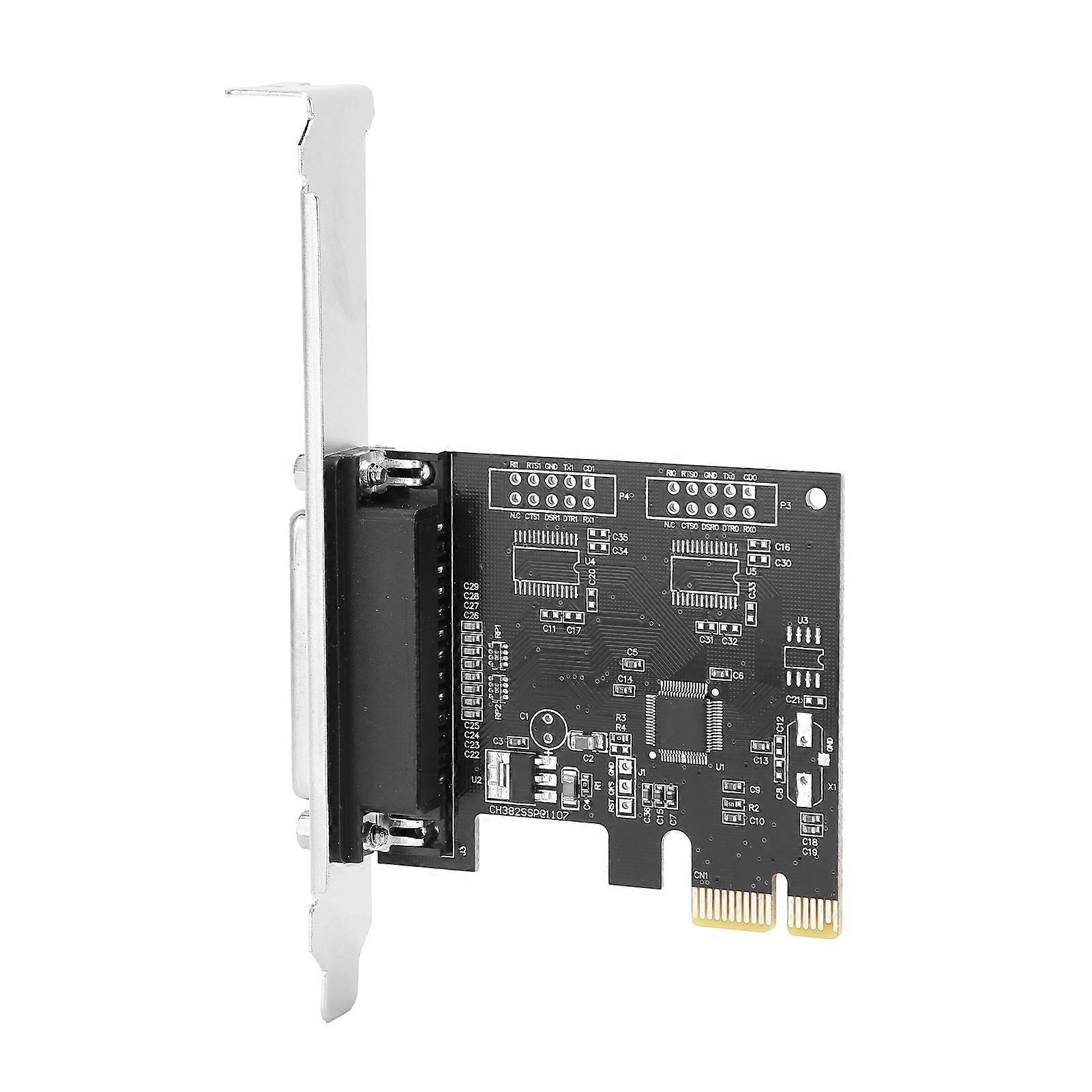 PCI Express Card 25-Pin PCIe Parallel Expansion Board for Desktop Computer Printer Port