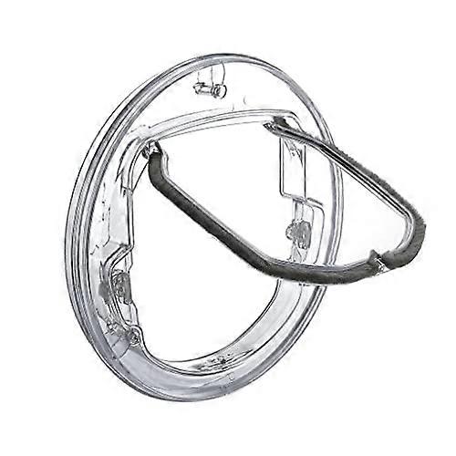 Cat Flap for Cats and Dogs, Large Cat Flap, Window Door, Sliding Glass Doors with 4 Locking Options (Clear)