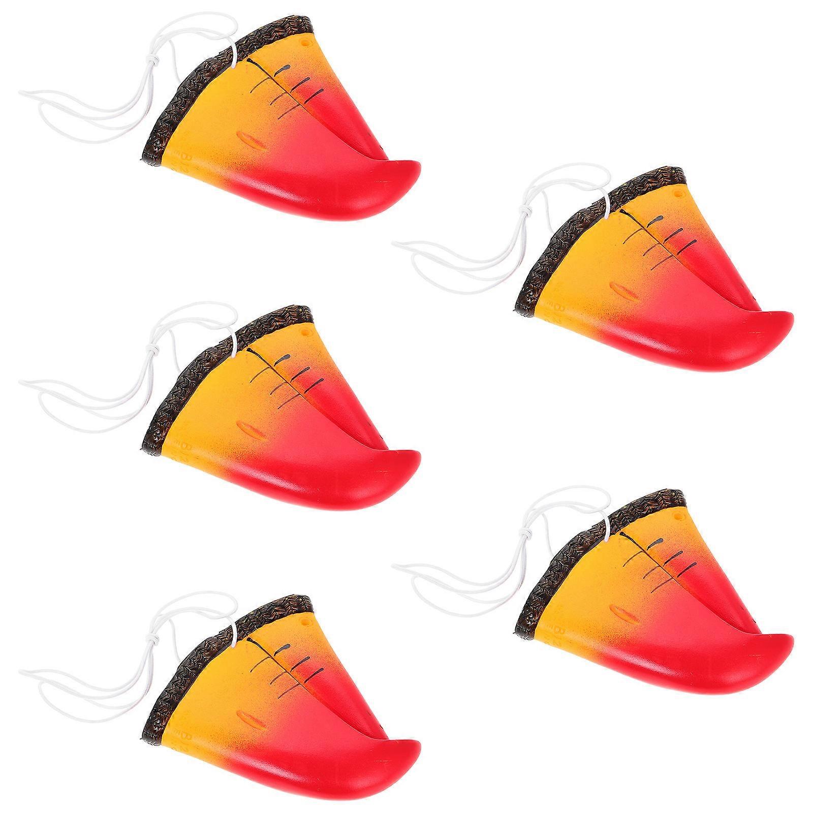 Funny Nose Cosplay Supplies Parrot Nose Beak Animal Theme Party Accessories Halloween Party Simulation Props 5Pcs