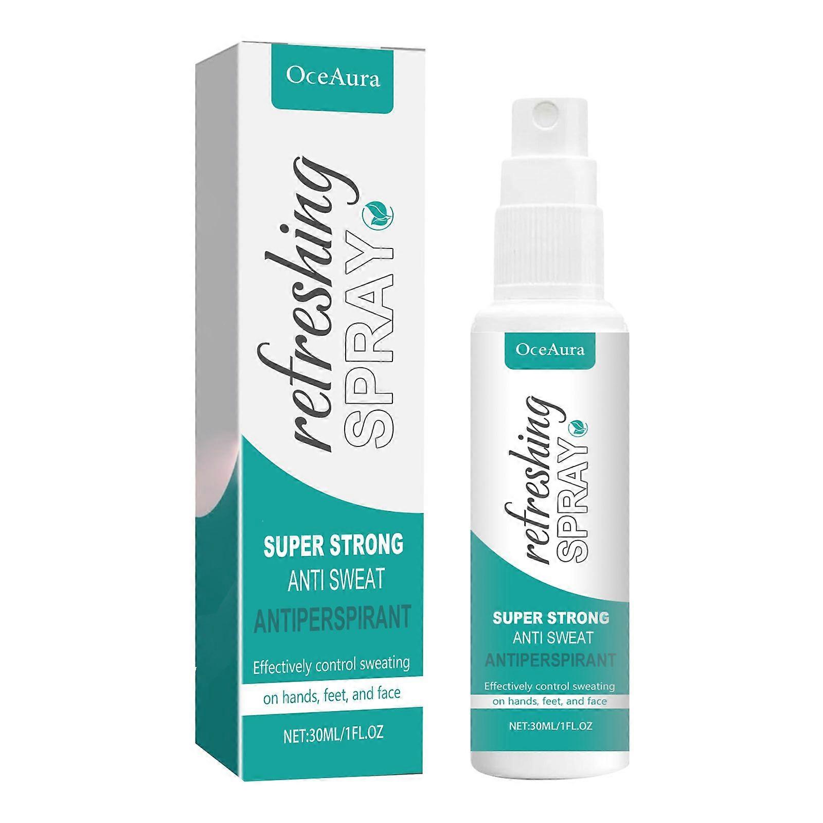 بخاخ منعش ، بخاخ مزيل عرق مضاد للعرق ، مضاد للتعرق فائق القوة مضاد للعرق ، يتحكم بشكل فعال في التعرق على اليد والقدمين والوجه