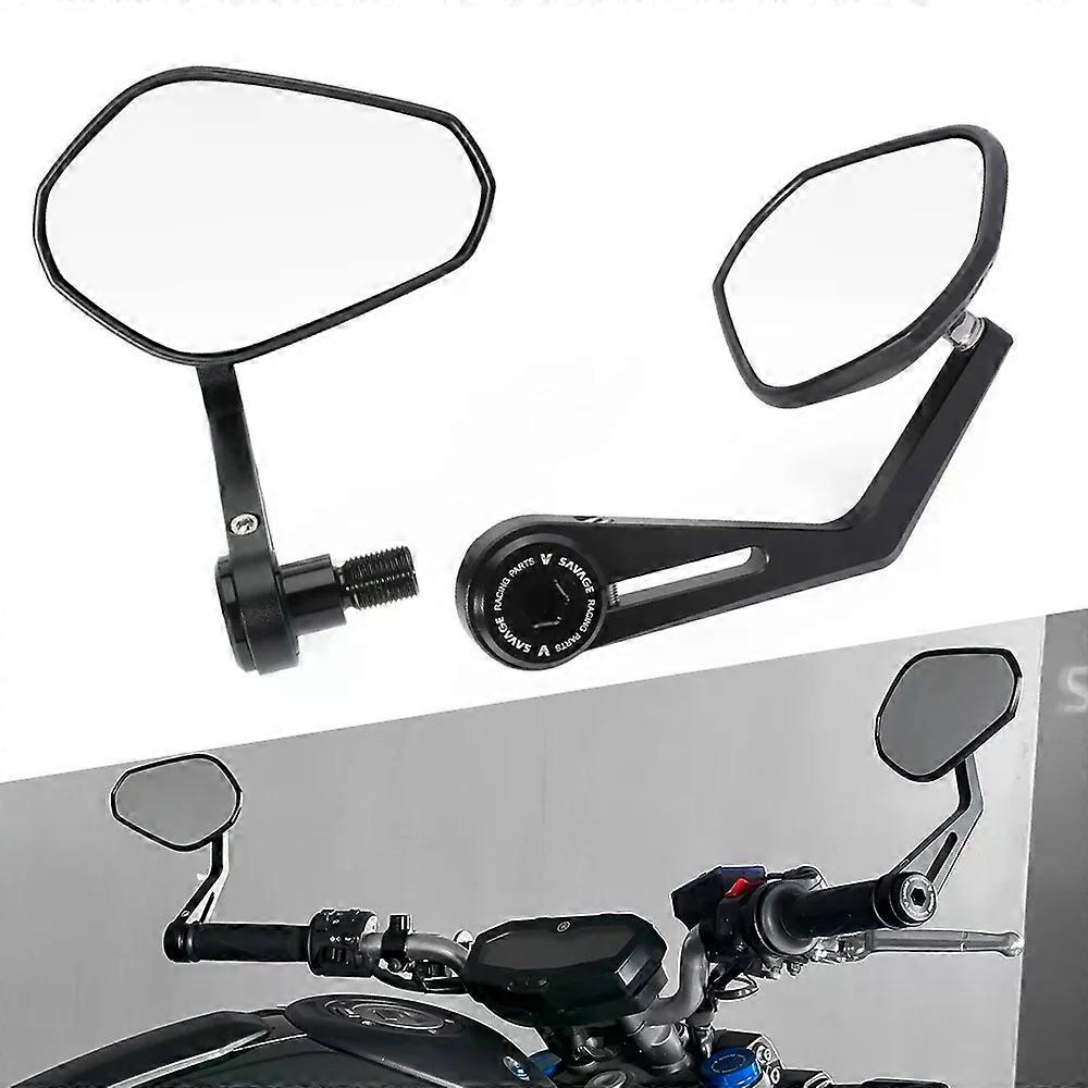 Suitable E9 Certification Rear View Mirror For YAMAHA MT-09 MT-10 MT-07 FZ10 FZ09 FZ07 XSR 700 900 XJR 1200 Handle Bar End Side Mirrors