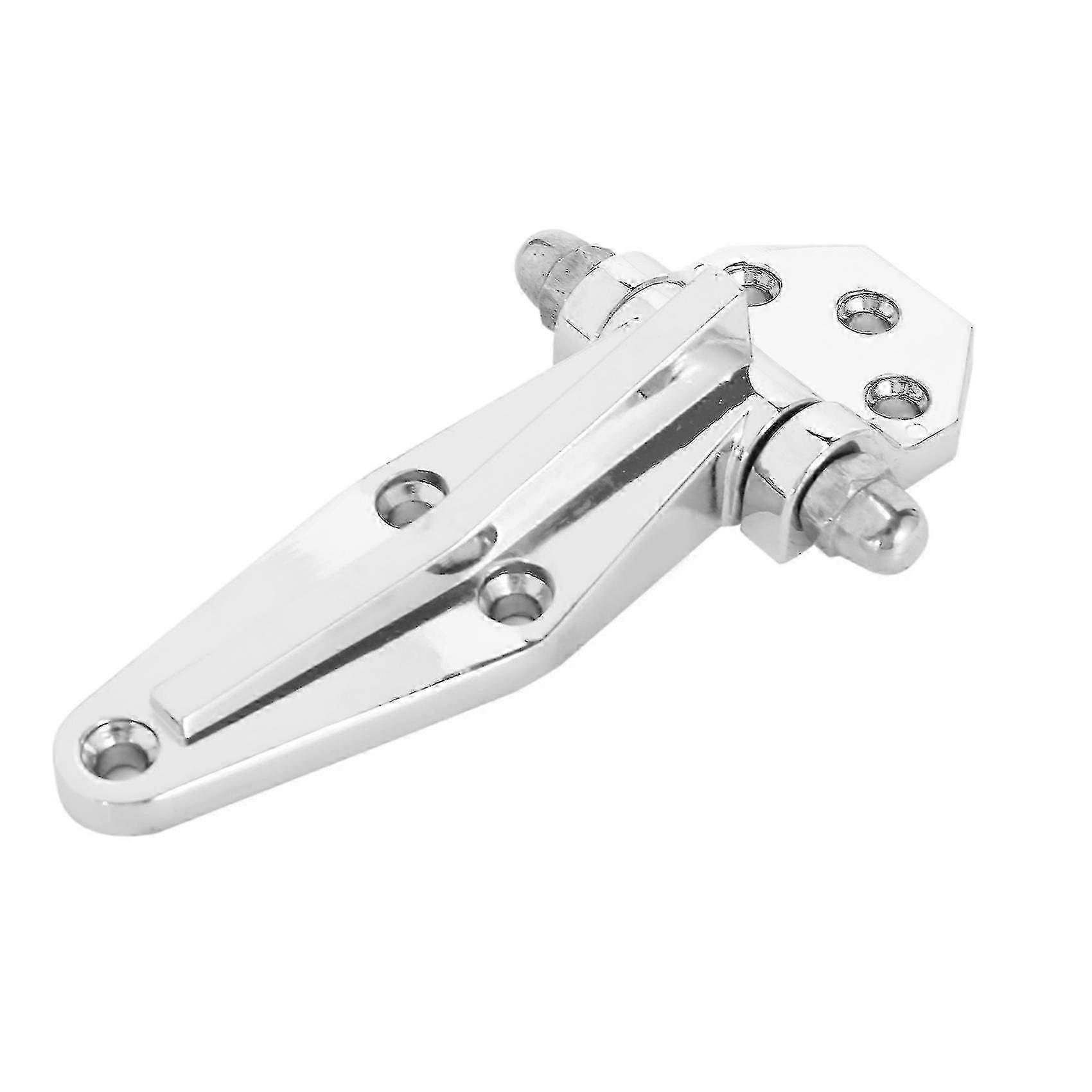 Brushed Satin Finish Cooler Freezer Door Hinges - Durable Replacement Hardware for Efficient Fridge Repair