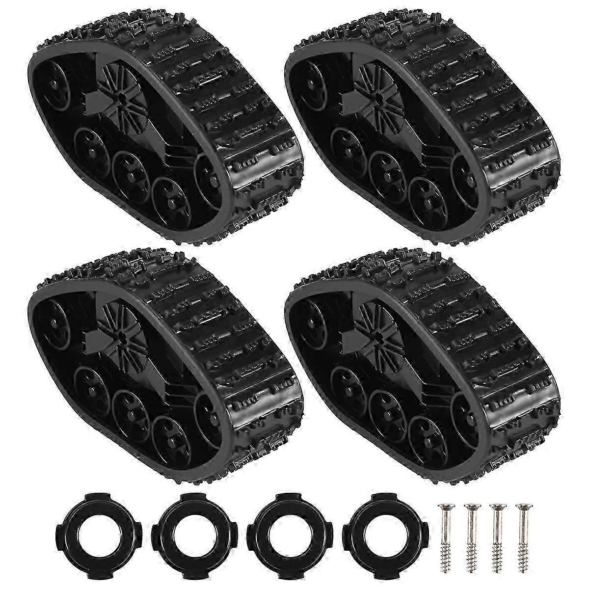 4Pcs Upgrade Track Wheels Spare Parts for 1/16 B14 B24 C14 C24 Models - High-Performance Replacement Parts