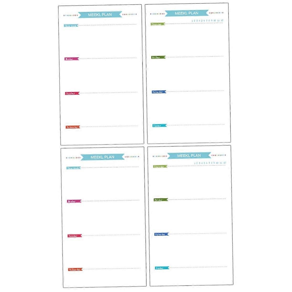 80 Sheets Binder Refill Papers, 6 Hole Letter Size Sketch and Binding Paper, Compatible with Quick Binders