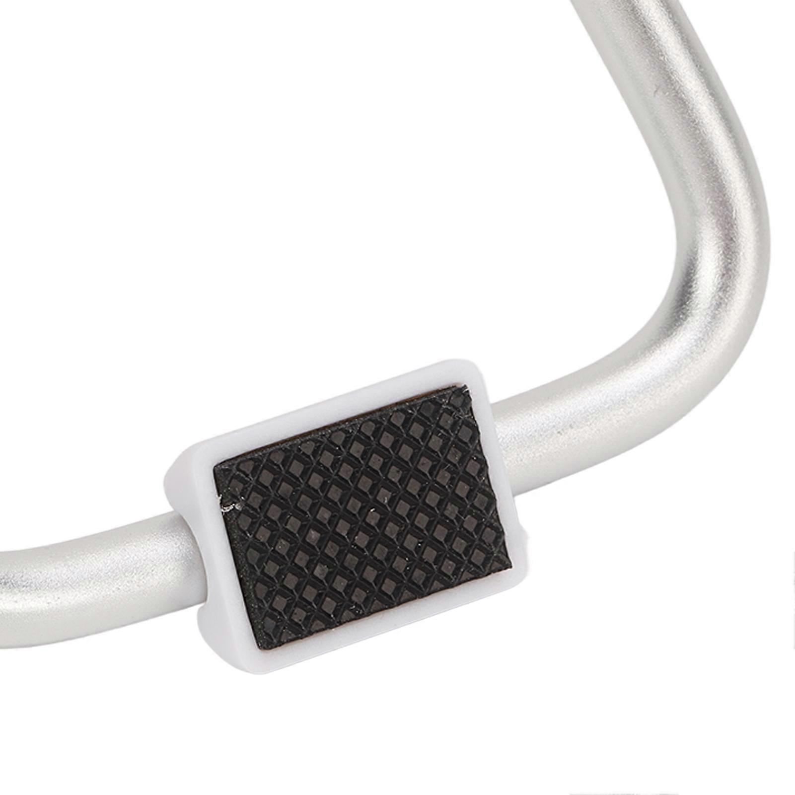 Tablet Stand Adjustable Foldable Aviation Aluminum Tablet Stand Holder Multifunction Heat Dissipation Tablet Support White