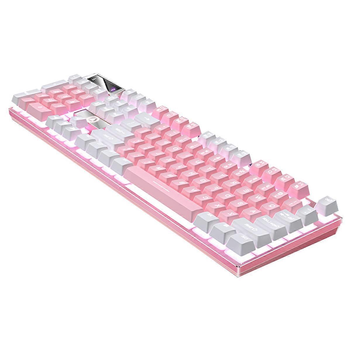 Backlit Keyboard Full Size Mechanical Keyboard Suspension Key Caps 43.5X13X2.5CM 1Pcs