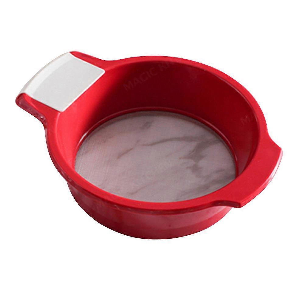 Flour Sifter Food Sieve Strainer Handle Design for Baking Bread Making Pizza Dough Home Users 1Pc