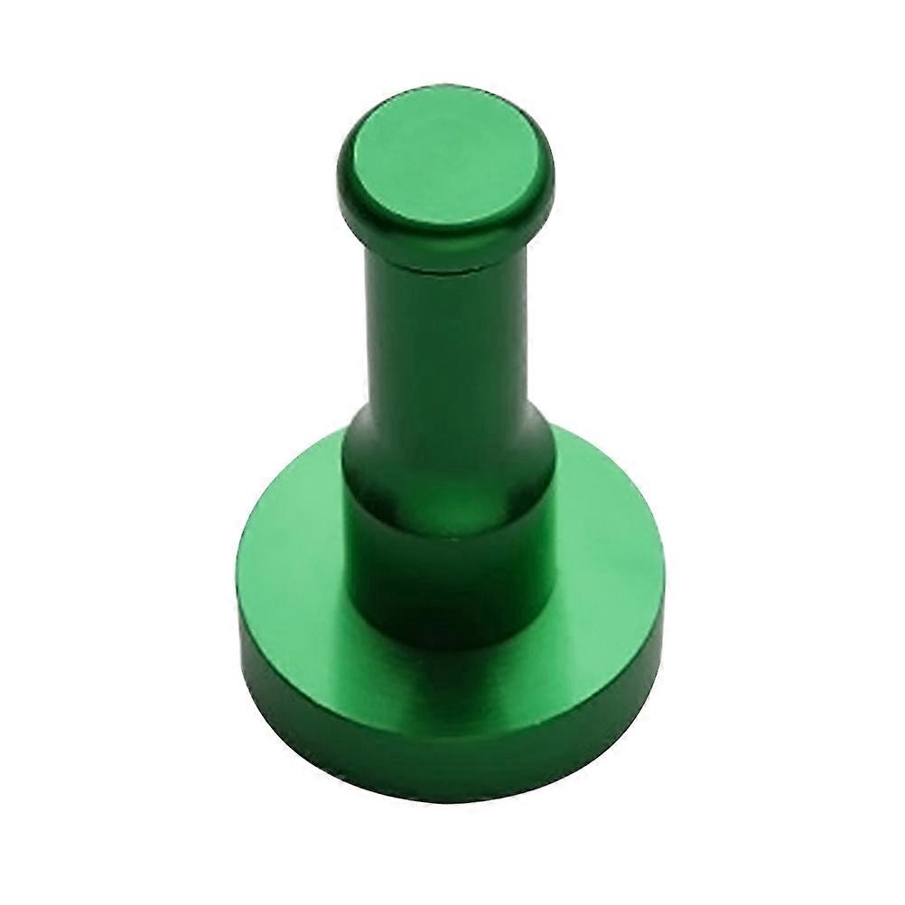 Green Wall Mounted Hooks for Coats Towels Robes Made of Space Aluminum Glossy Surface 4.72 inches