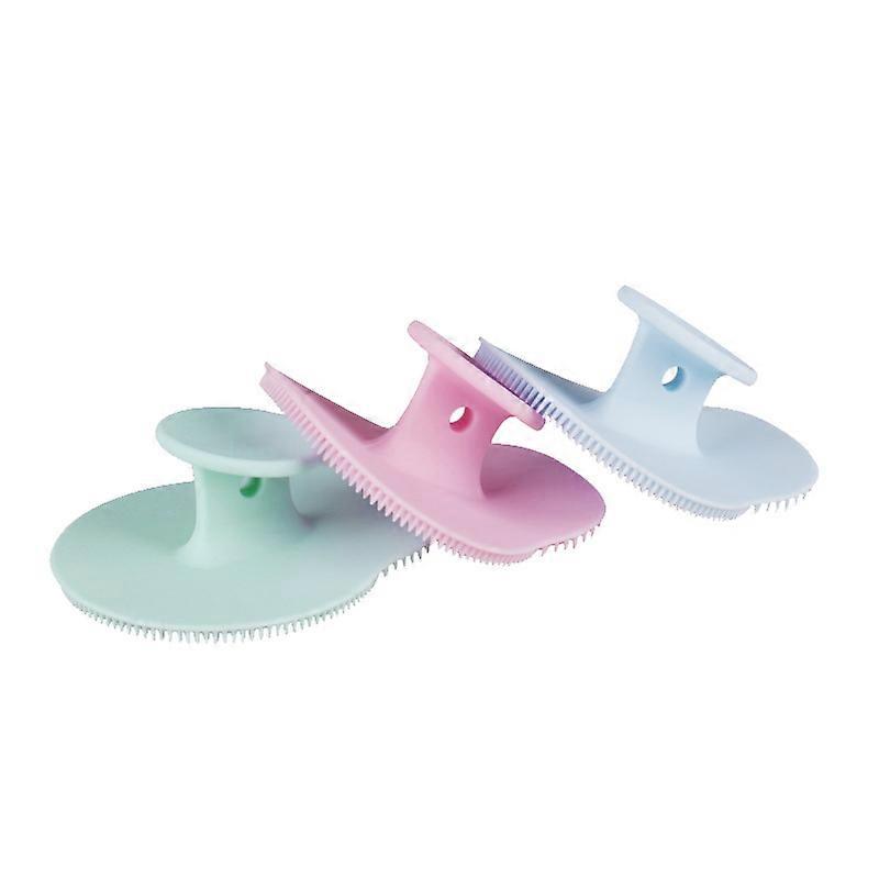 3 PCS Face Scrubber - Premium Silicone Brush Face Exfoliator Scrub
