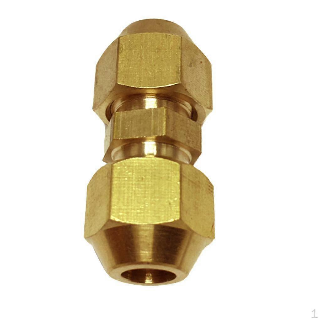 Brass Fitting Compression with Tube OD 6×6mm ×16mm, Hose /Adapter, 5 Sizes to Choose