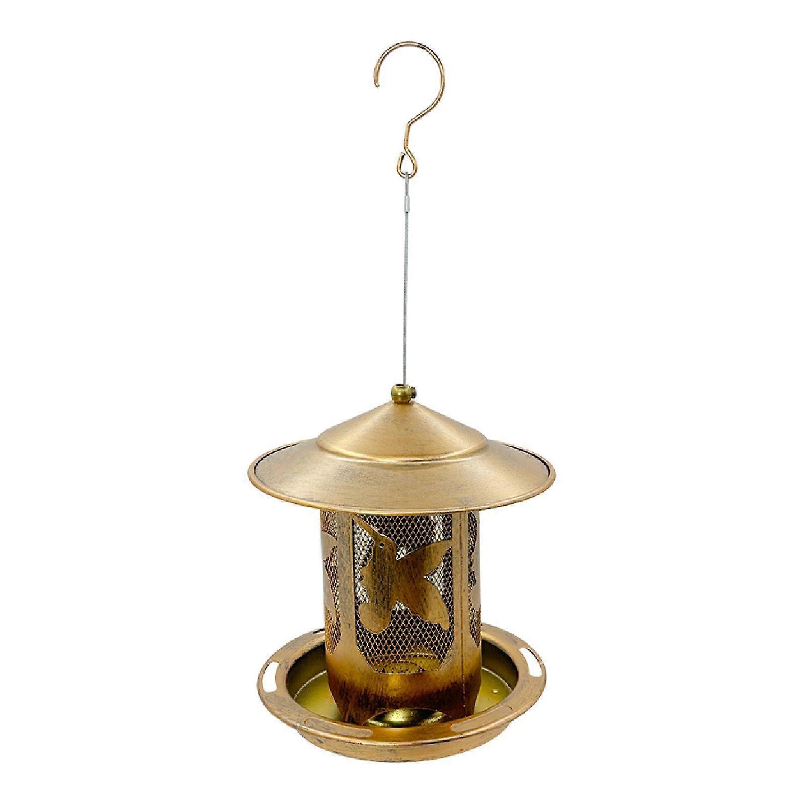Bird Feeder, Feeding Tool Compact with Hook Versatile Iron Lightweight Food