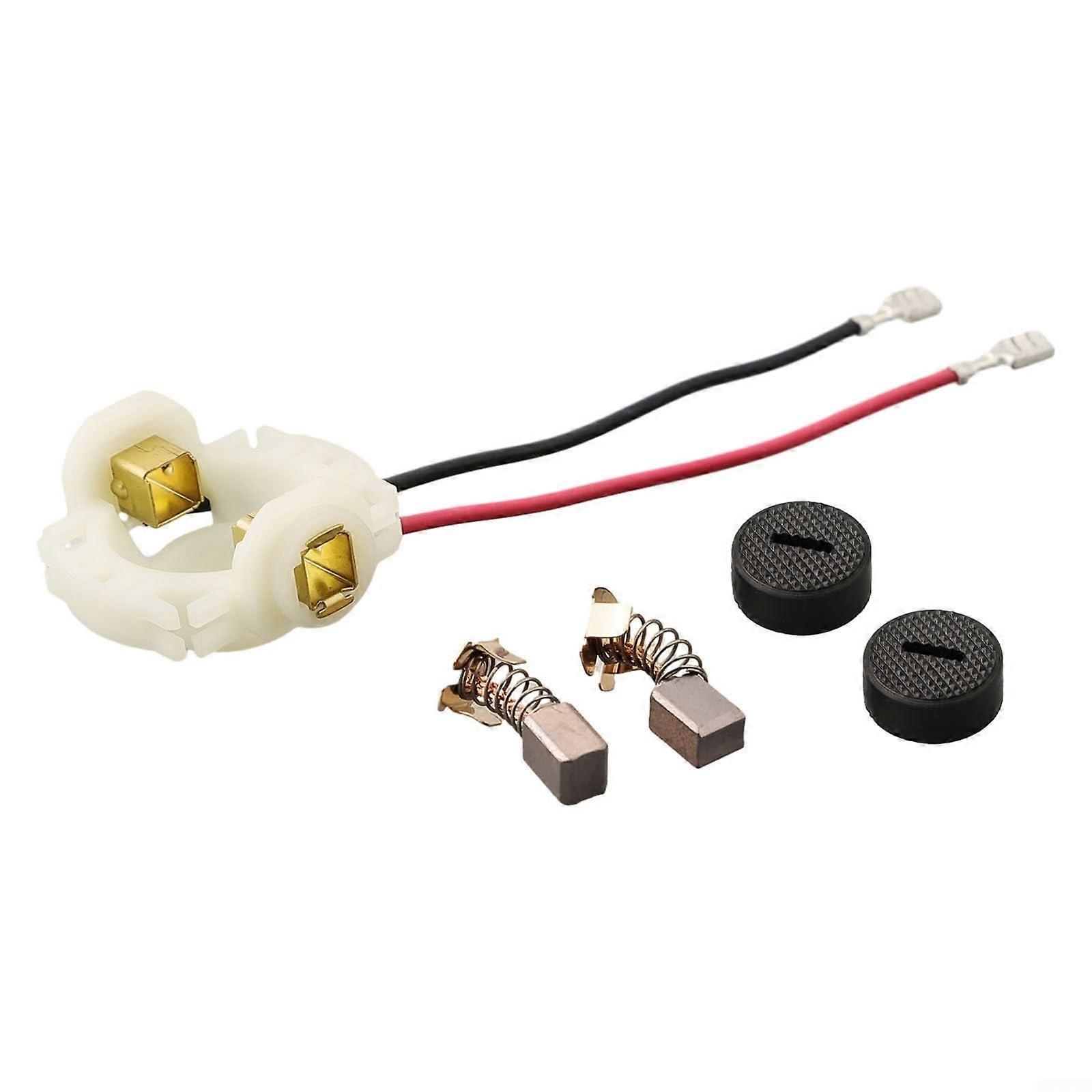 Carbon Brushes Holder Cap Covers Set for 4331D Cordless Jigsaw Type 2 Replacement Parts