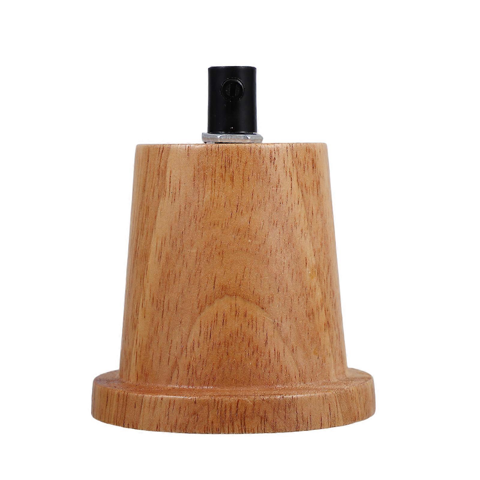 Wooden and Plastic Lamp Holder with E27 Socket for DIY Lamps Khaki Color Modern Design Versatile Use