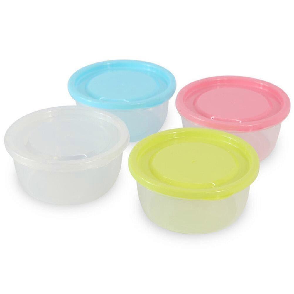 4pcs Food Containers Reusable Freezer Containers Food Storage Container with Lids
