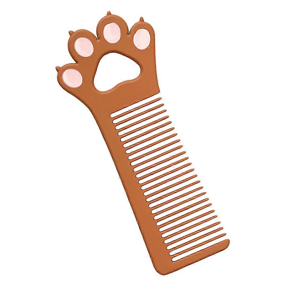 Lightweight Zinc Alloy Cat Paw Hair Comb for Portable Travel – Comfortable, Skin Friendly Design