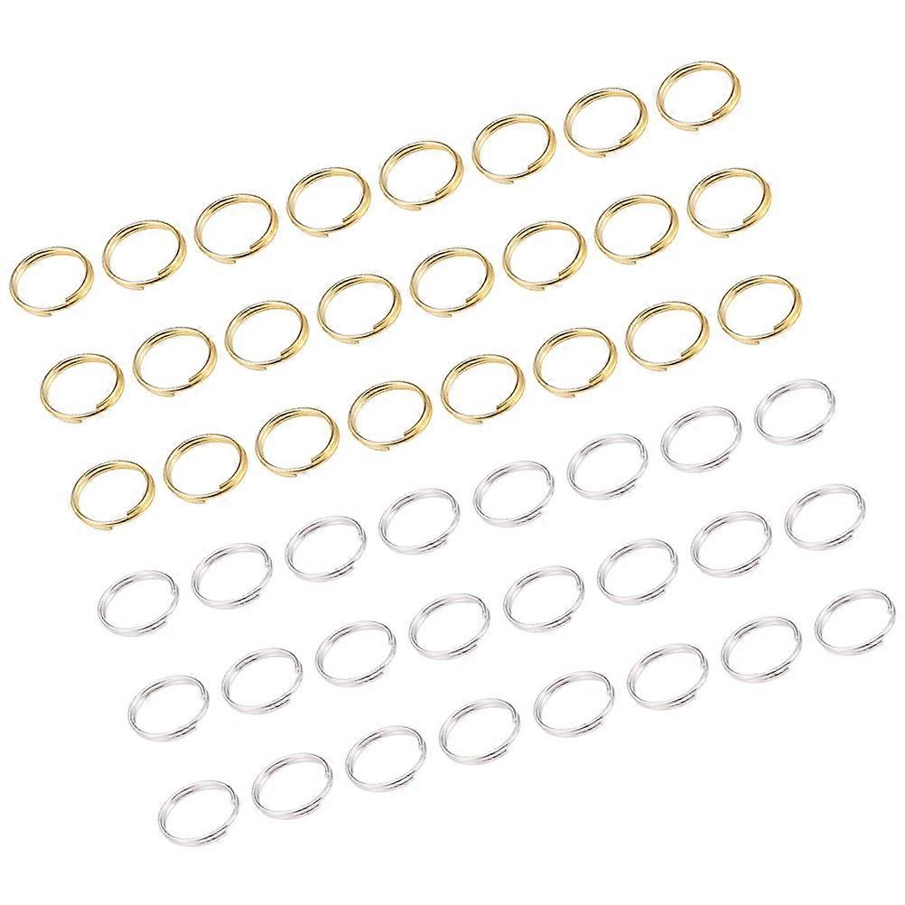 500Pcs Assorted Color Durable Iron Split Rings for DIY Jewelry Making Accessories 6MM