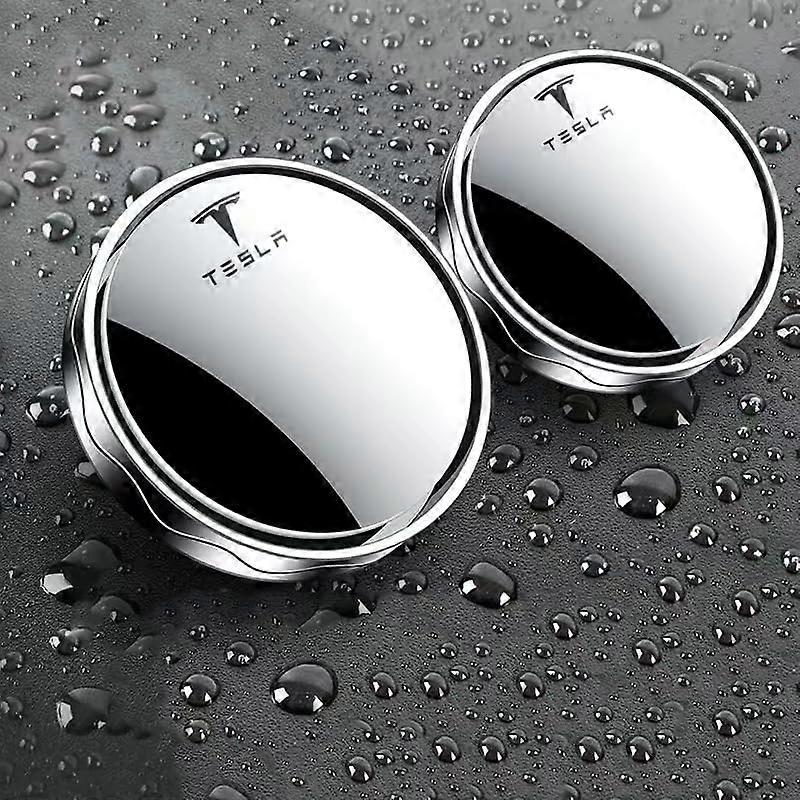 Pack of 2 Car Blind Spot Mirrors for Tesla Model 3  Rotating Wide Angle Side Rear View Mirror Reversing Auxiliary Blind Spot Mirrors