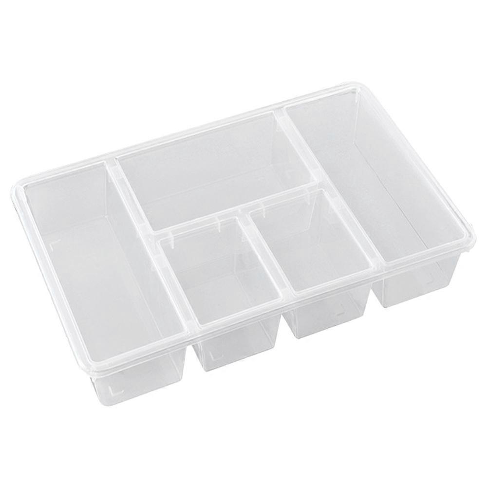 Plastic Fresh-keeping Box Set Refrigerator Use Simple Appearance 38X24.3X7.5CM Storage 1Set