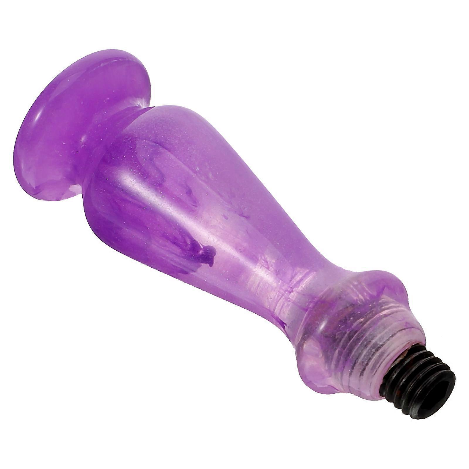 Scrapbooking Stamper Handle Handmade Stamper Handle Envelope Stamp Handles Practical Purple 6.00X2.00X2.00CM 1Pcs
