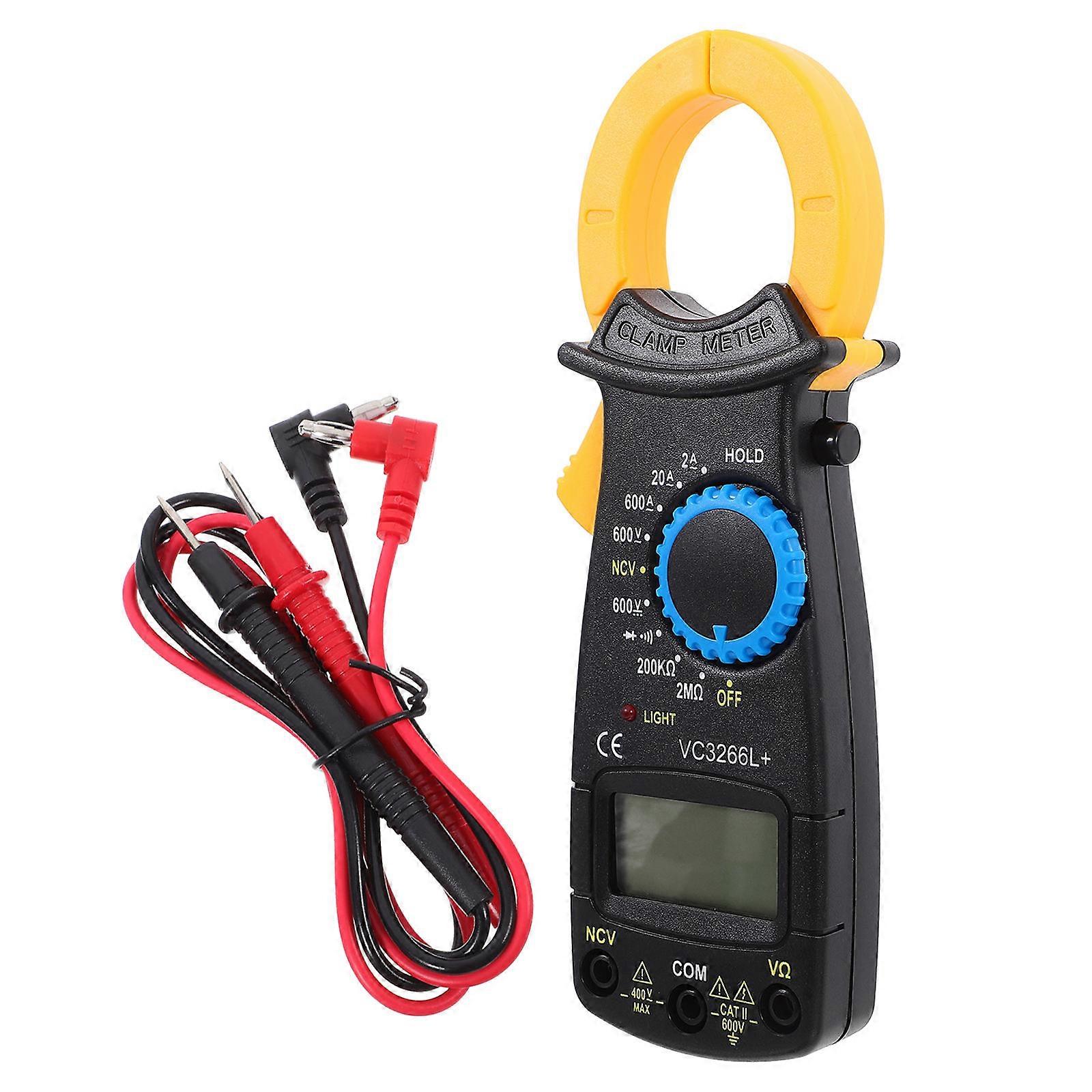 Digital Clamp Meter Multimeter For Automotive Users Resistance Measurement Portable Size 1Pack