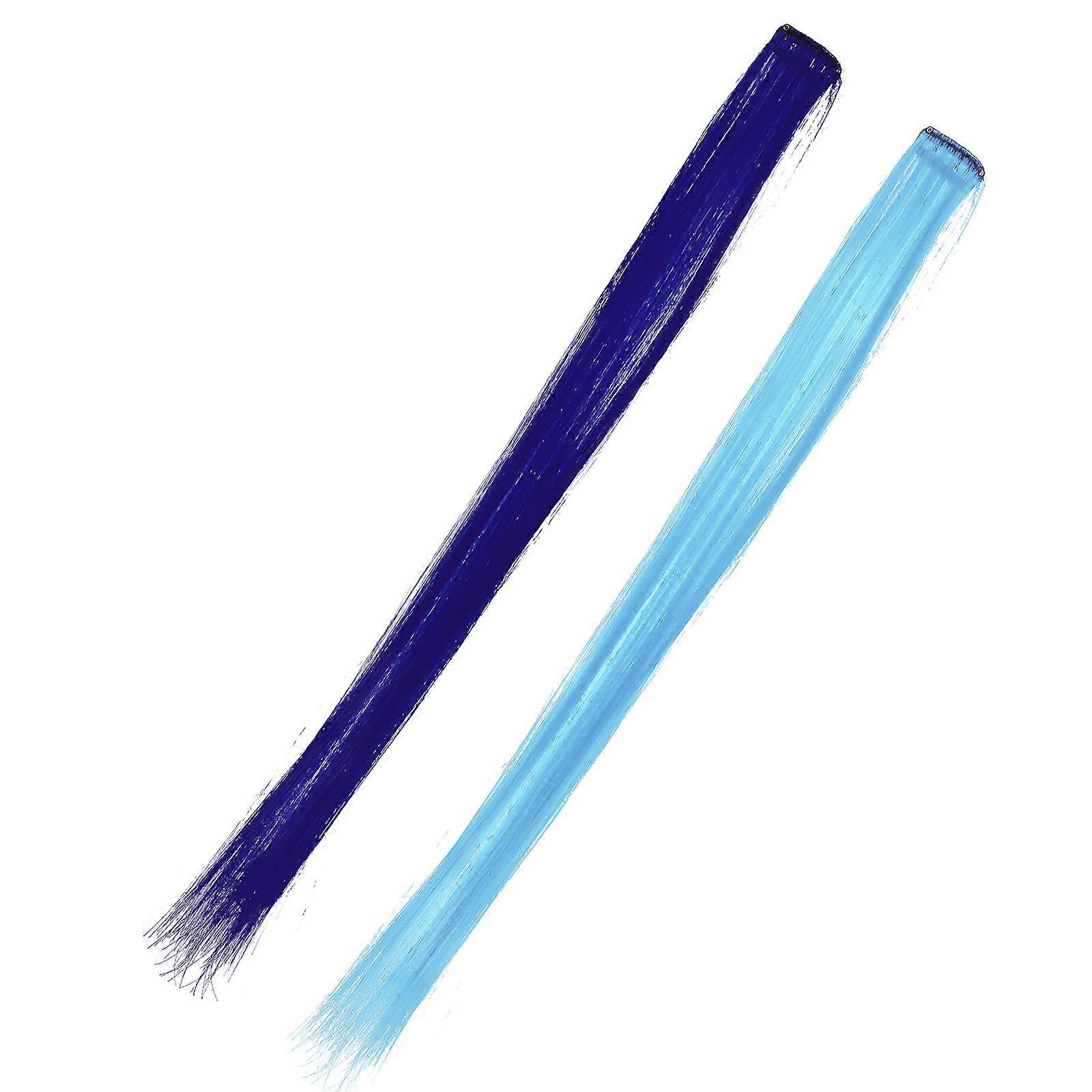 Χρωματιστά Extensions Μαλλιών Straight Women Hair Extensions 42x8x0.7cm Υψηλής Θερμοκρασίας Μεταξωτό Clip-in 10Τμχ