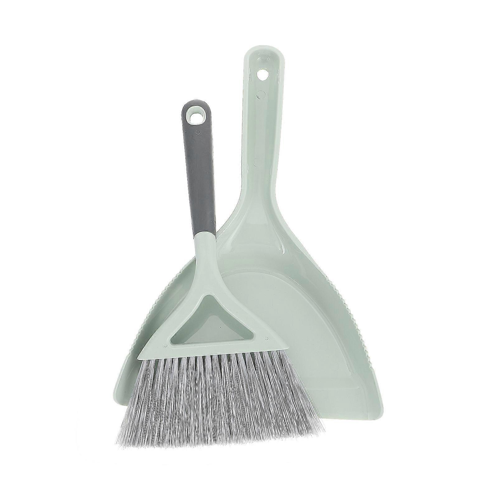 Small Dustpan And Broom Set For General Household Users Compact Cleaning Solution For Home And Desktop 1 Set
