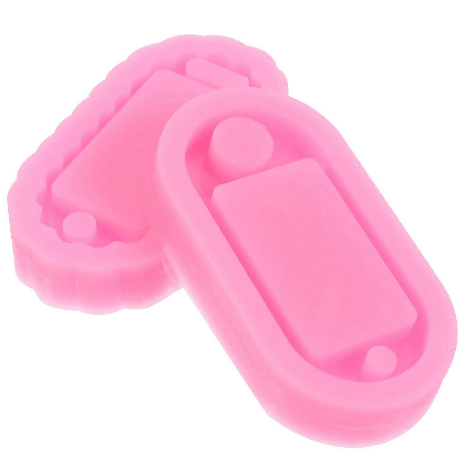 Key Pendent Molds DIY Epoxy Molds Craft Making 5.3X2.8CM Flexible 2Pcs