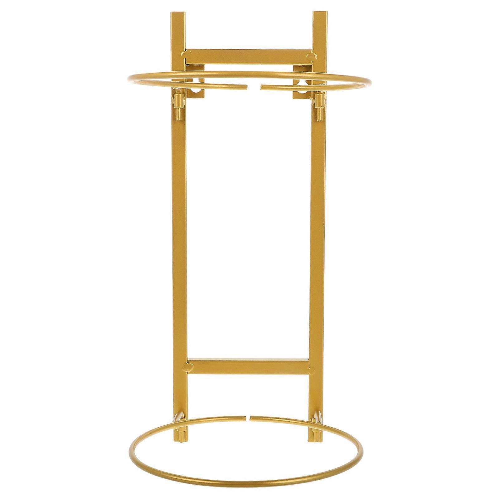 Hemoton 1 Set Ball Holder Wall Mount Stand for Basketball Football Soccer Volleyball Rugby with Round Base for Display and Storage