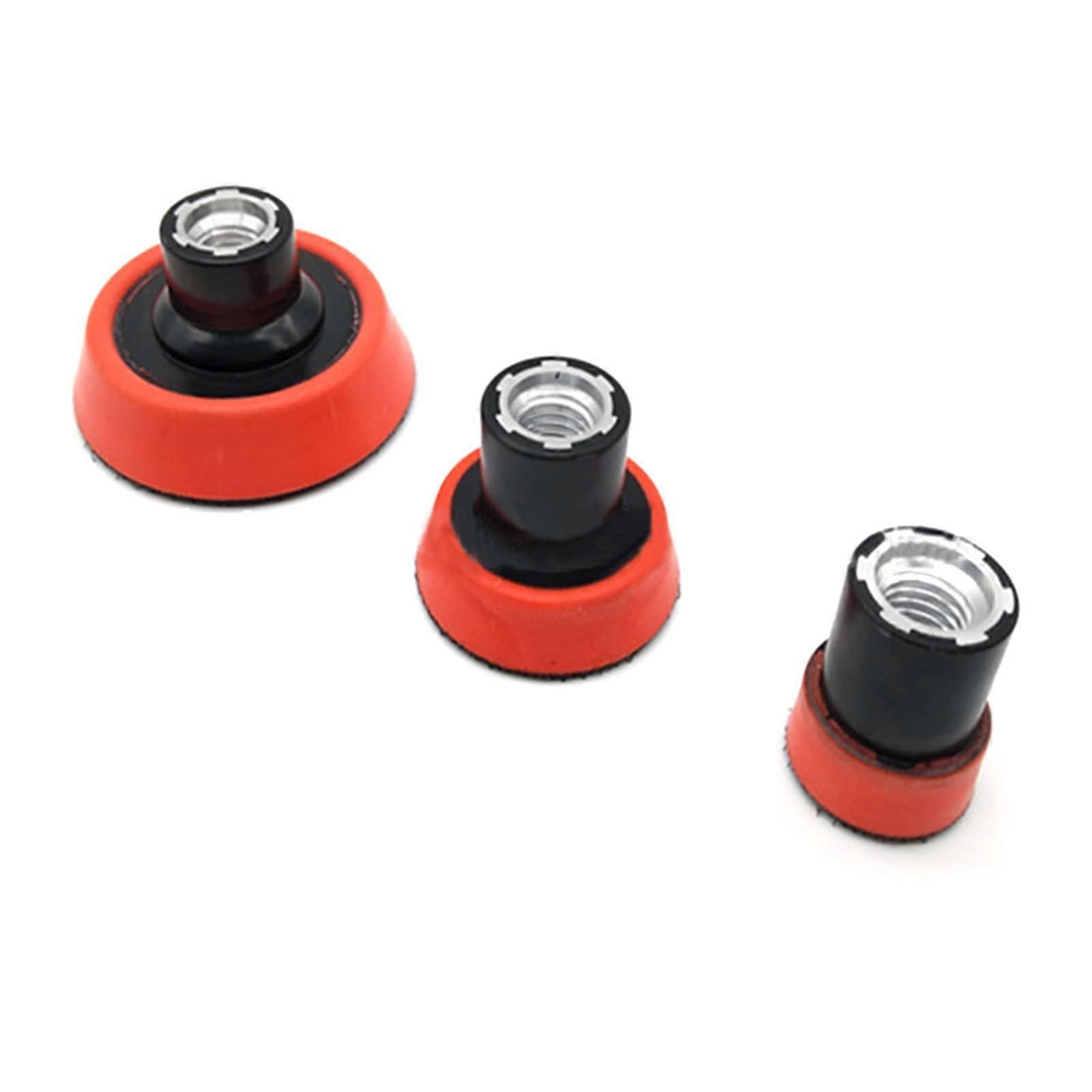 Pack of 3 Soft Edged Tray SelfAdhesive Disc Sponge Wool Wheel Sponge M14 Aperture Polishing Machine for Sanding
