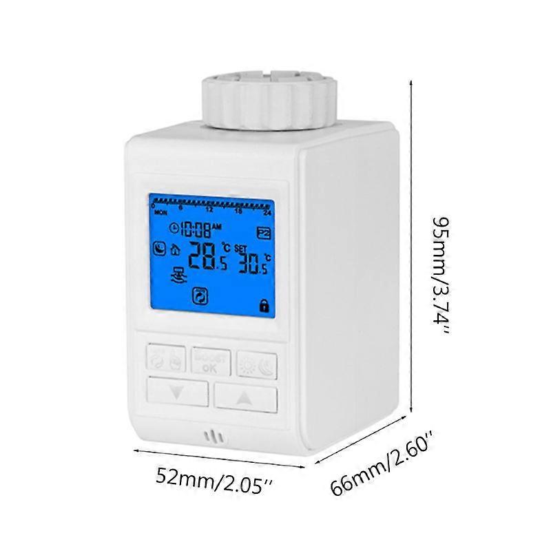 Programmable Thermostat TRV Timer Cooler Valve Actuator Temperature Controller