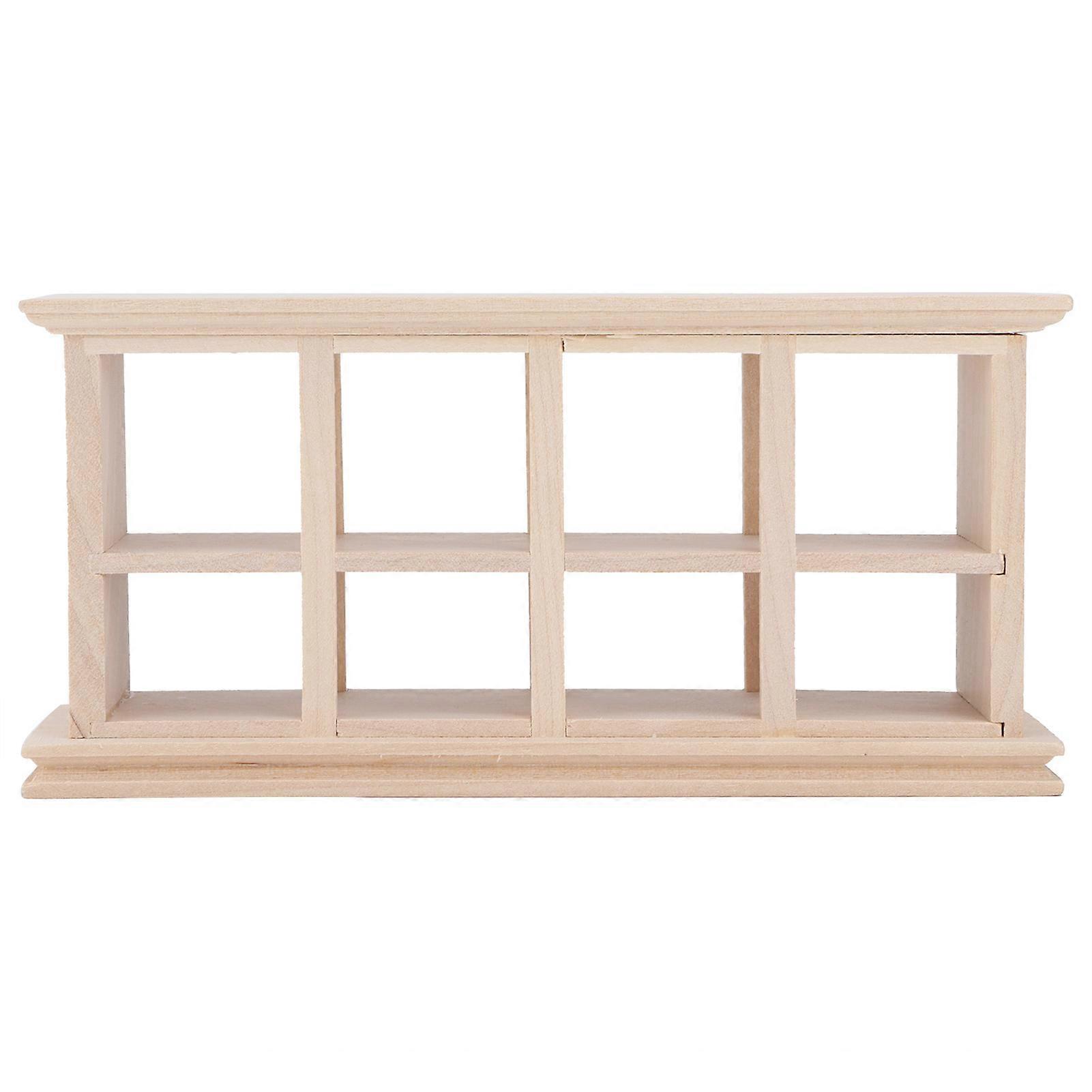 1/12 Scale Miniature Food Cake Display Doll Bakery Cabinet Wooden Display Bakery Cake Cabinet