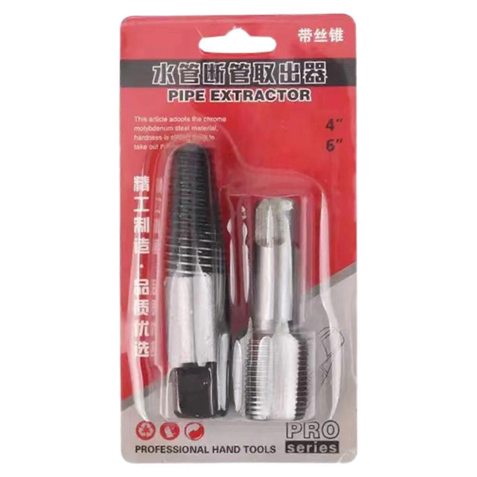 Screw extractor set, water hose and puller for broken bolts Easy Out 6piece set